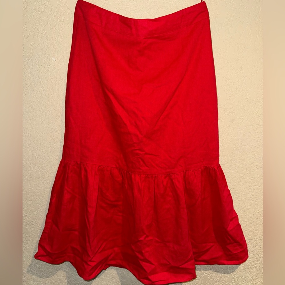 Urban Outfitters Vibrant Red Maxi Skirt